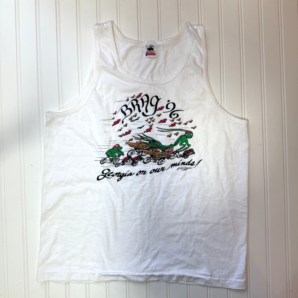 Vintage 1996 BRAG "Georgia on Our Minds" Tank – Fruit of the Loom – Size L